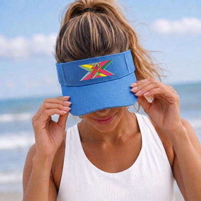 Embroidery Open-Top Visor