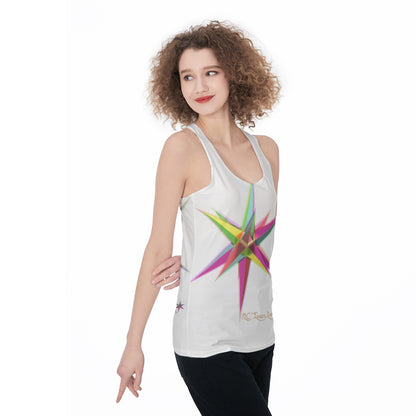 All-Over Print Women's Racerback Tank Top