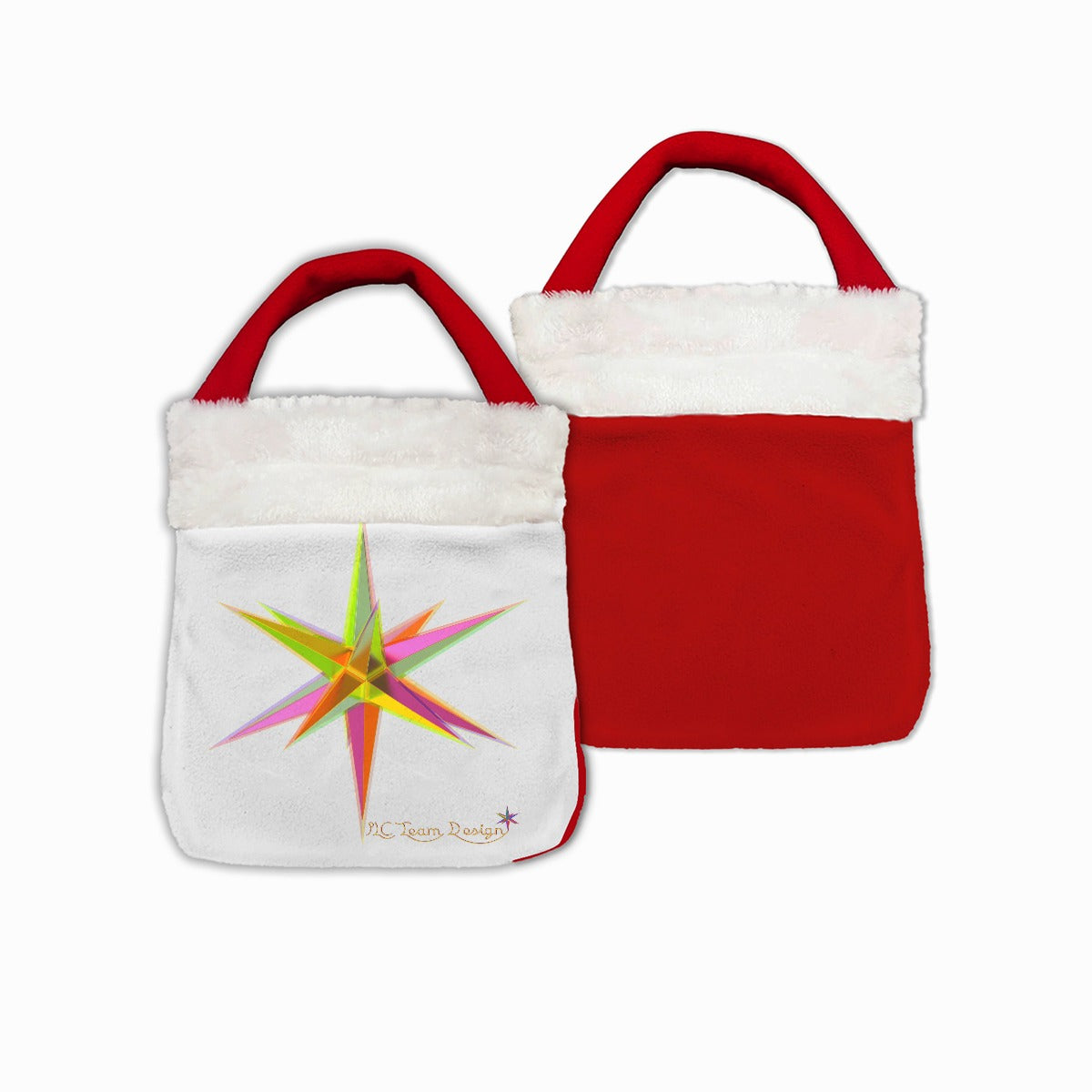 Single-Side Printing Christmas Reticule