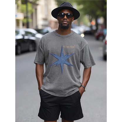 Unisex Heavyweight T-shirt Printed in USA| 230GSM Front DTF