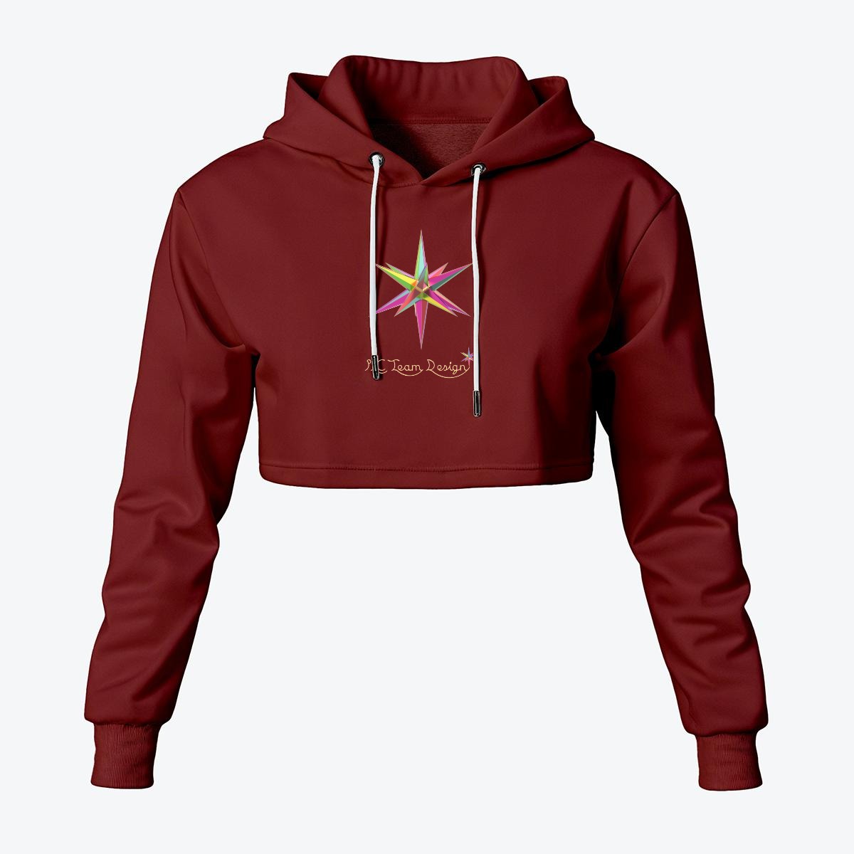 Women's Cropped Hoodie|DTF