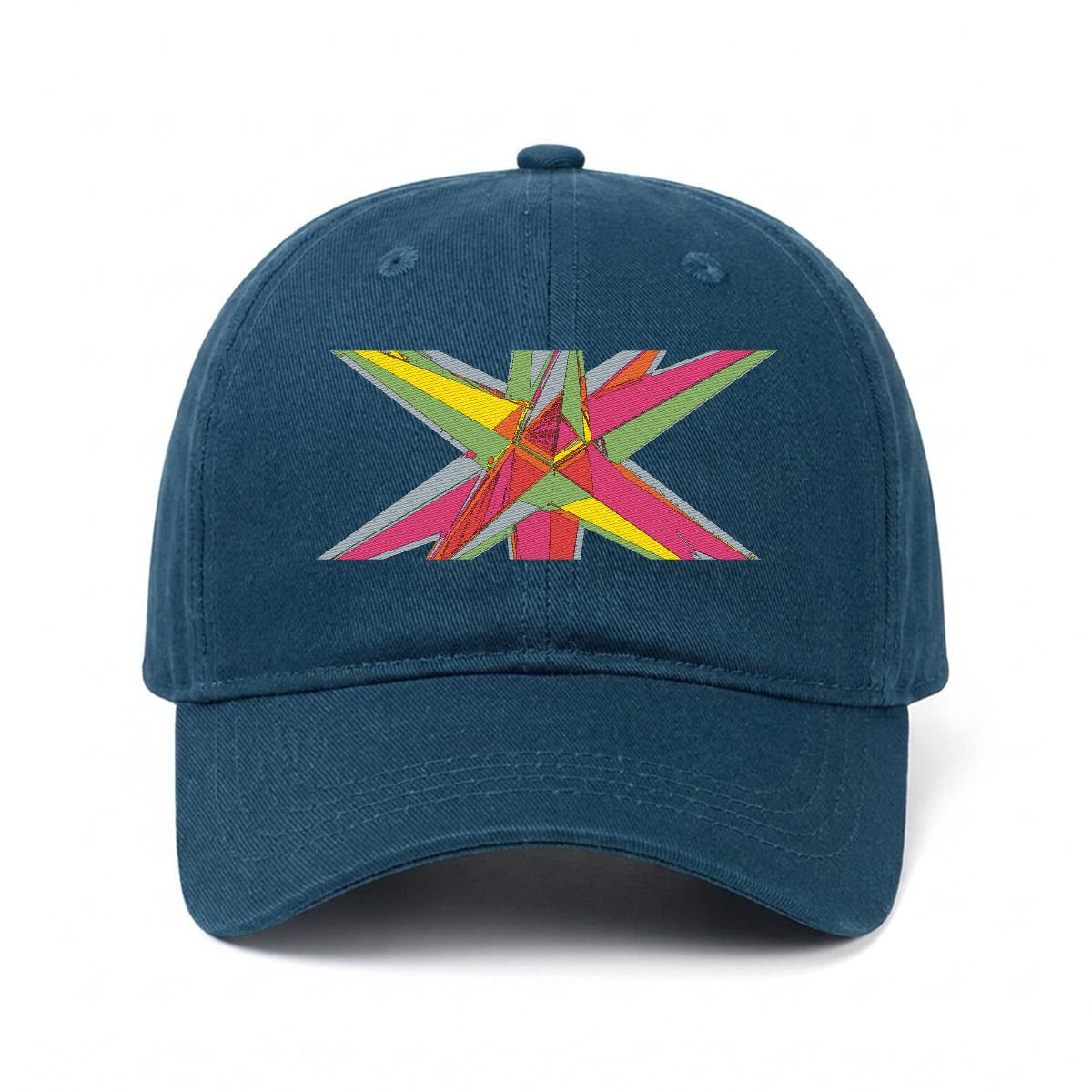 Embroidery Soft-Crown Flat Cap