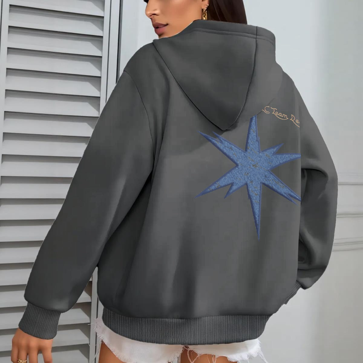 Women's Oversize Hoodie With Fleece |DTF