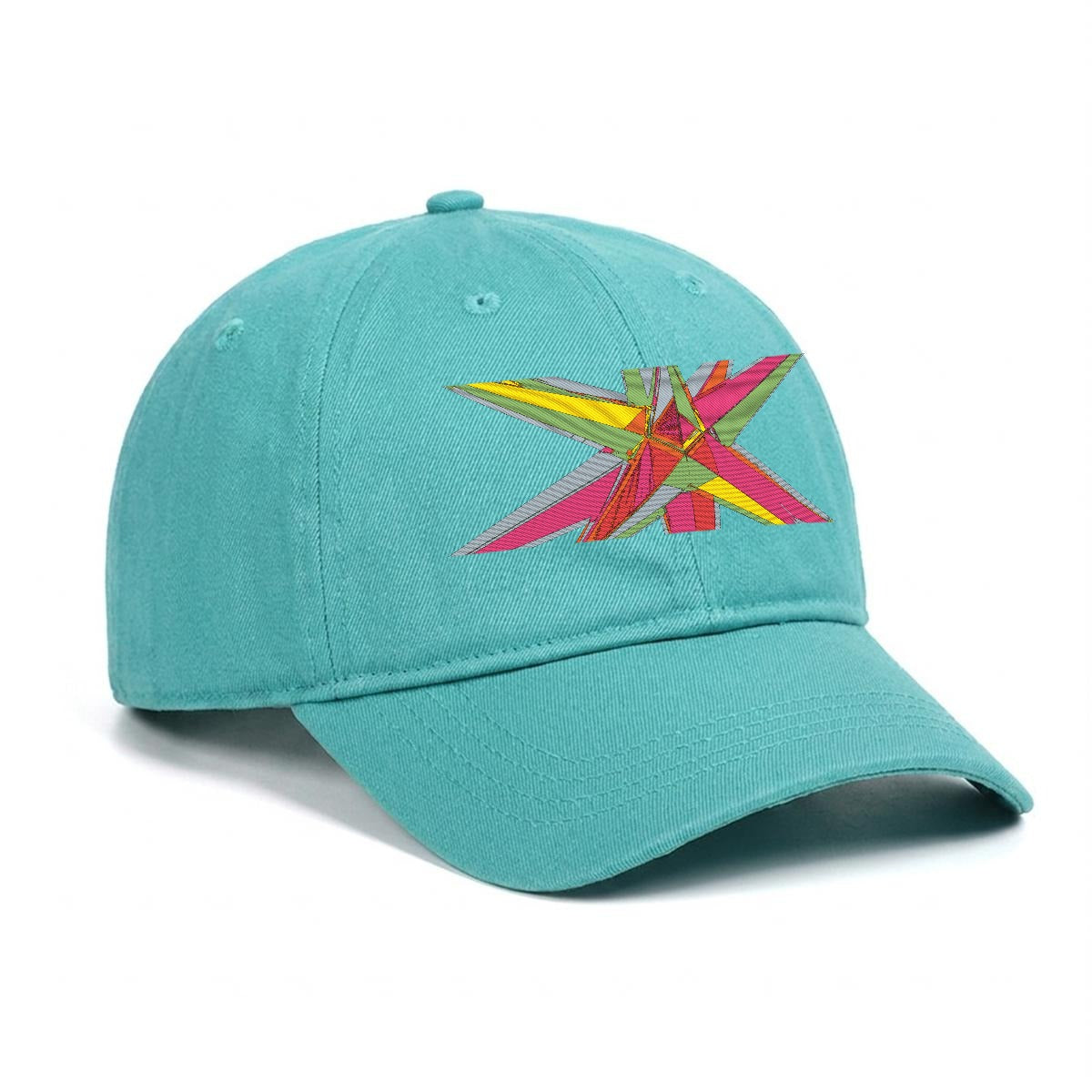 Embroidery Soft-Crown Flat Cap
