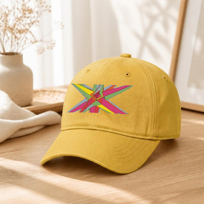 Embroidery Soft-Crown Flat Cap