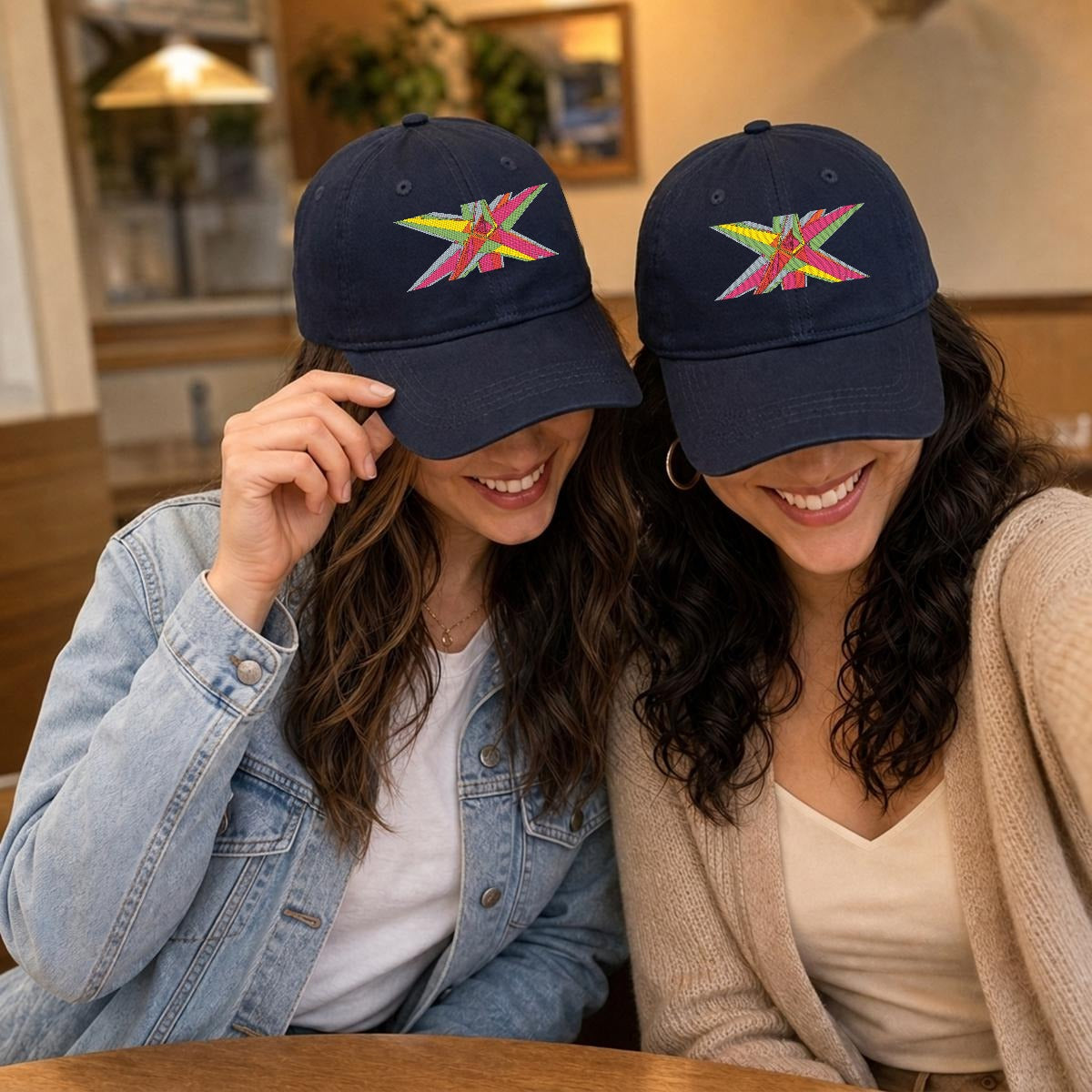 Embroidery Soft-Crown Flat Cap