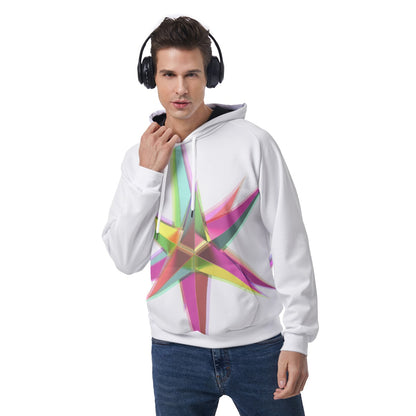 All-Over Print Men's Raglan Pullover Hoodie