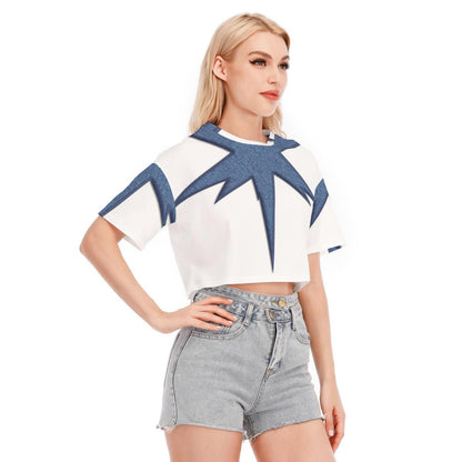 All-Over Print Women's Cropped T-shirt | 190GSM Cotton